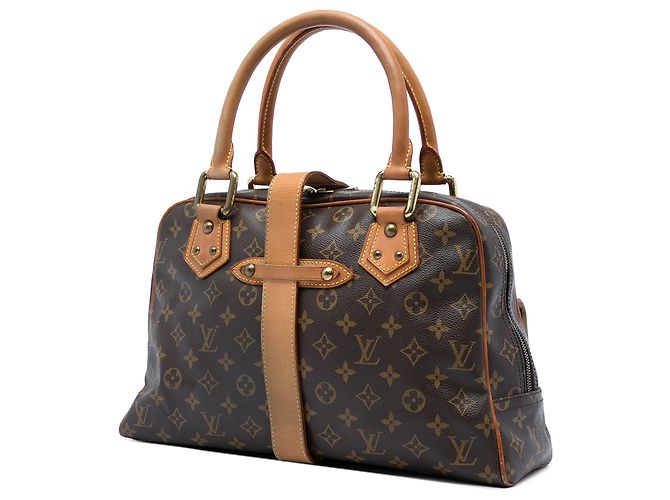 Louis Vuitton Brown Monogram Manhattan GM Castaño - vista 2