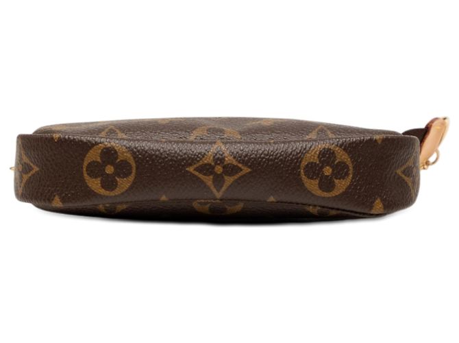 Louis Vuitton Brown Monogram Mini Pochette Accessoires Marrone - vista 3