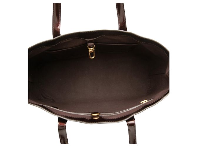 Louis Vuitton Purple Monogram Vernis Wilshire MM Porpora - vista 4