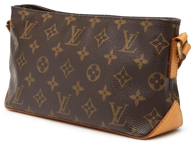 Louis Vuitton Brown Monogram Trotteur Marrone - vista 2