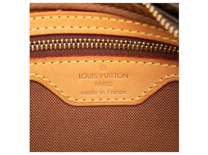 Louis Vuitton Brown Monogram Trotteur Marrone - vista 5