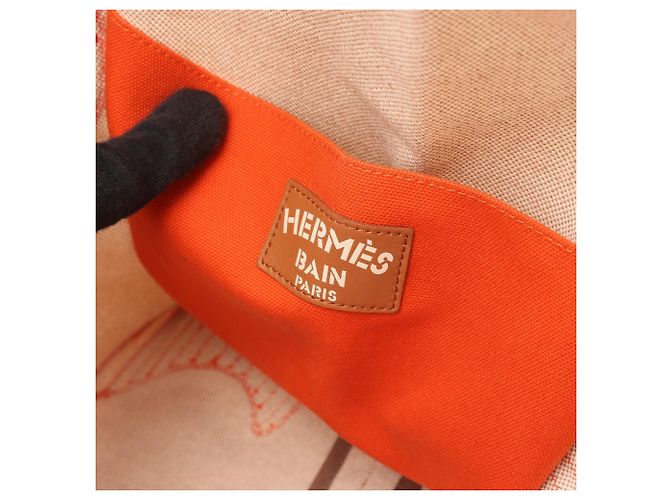 Hermès Thalassa Tote aus beigem Canvas - Ansicht 4