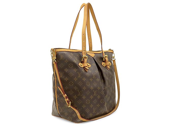 Louis Vuitton Brown Monogram Palermo GM Marrone - vista 2
