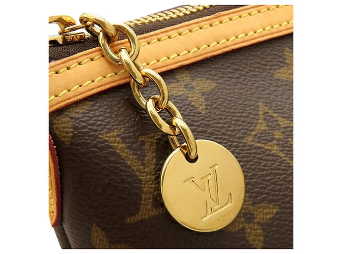 Louis Vuitton Brown Monogram Palermo GM Marrone - vista 7