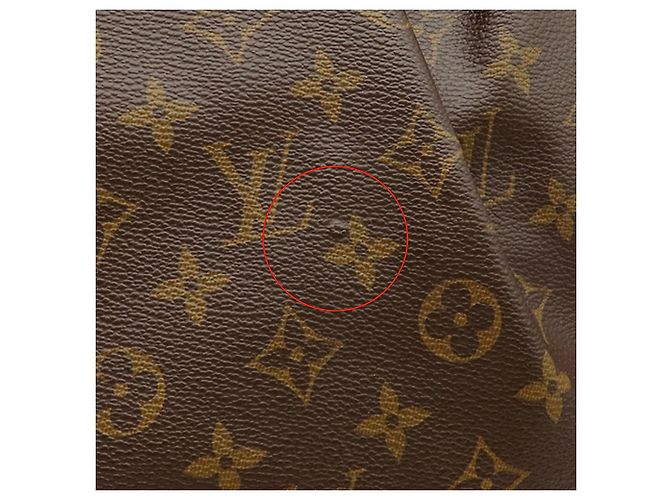 Louis Vuitton Brown Monogram Palermo GM Marrone - vista 9