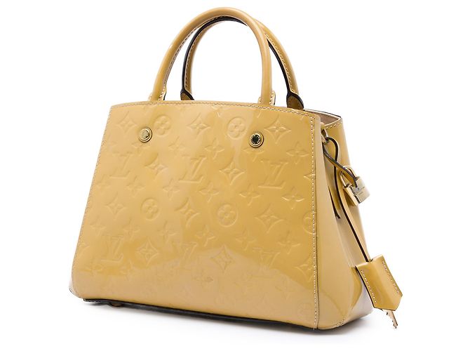Louis Vuitton Beige Monogram Vernis Montaigne BB - vista 2