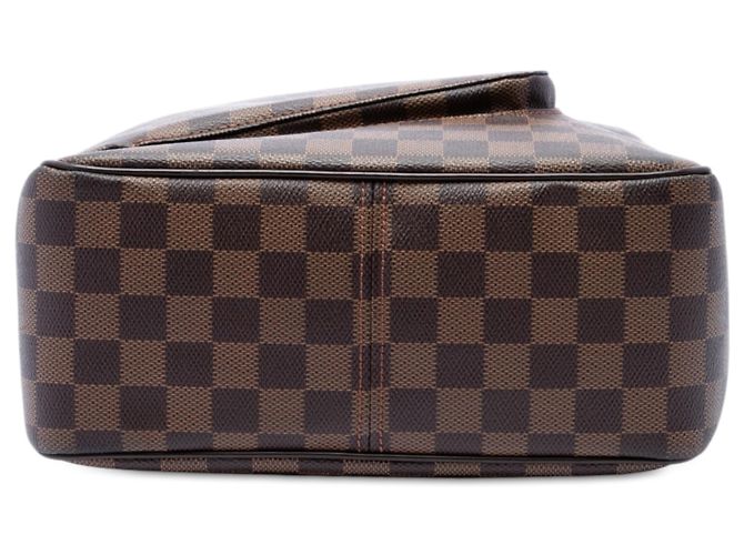 Louis Vuitton Brown Damier Ebene Olav MM Marrone - vista 3