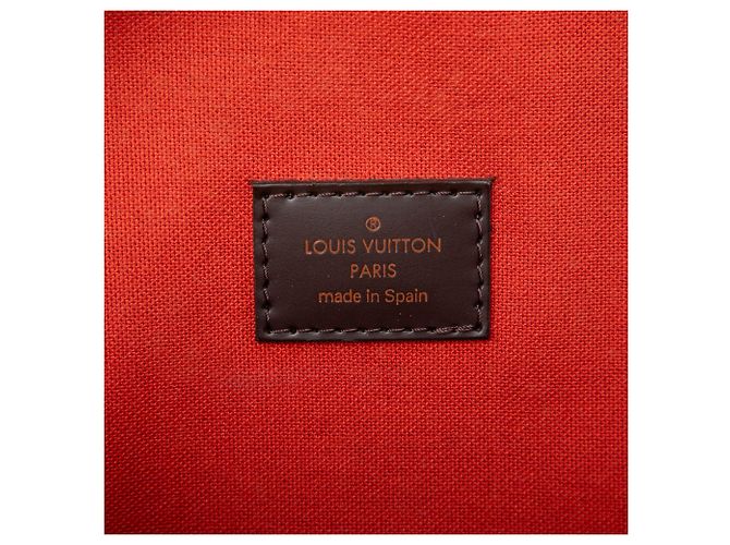Louis Vuitton Brown Damier Ebene Olav MM Marrone - vista 5