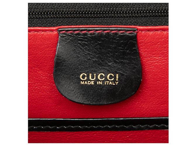 Gucci Black Calfskin Bamboo Night Nero - vista 5