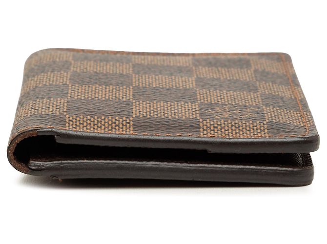 Louis Vuitton Brown Damier Ebene Pocket Organizer Castaño - vista 3