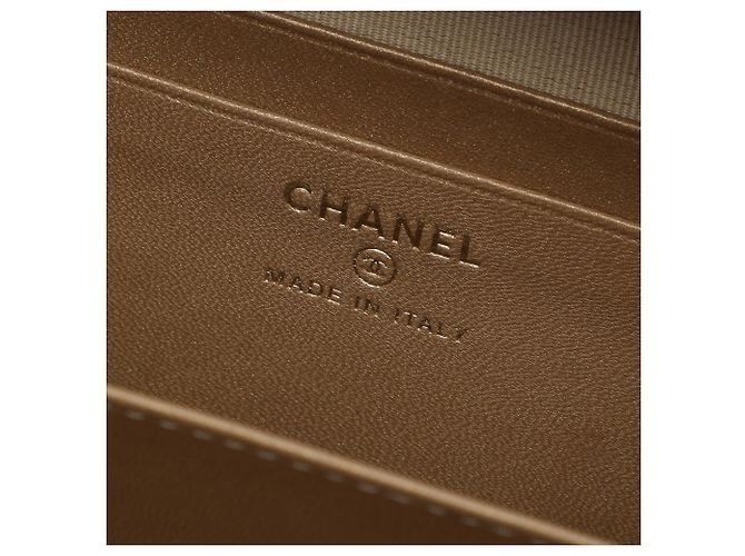 Borsa Camera Chanel White CC Quilted Lambskin Pearl Crush Bianco - vista 5