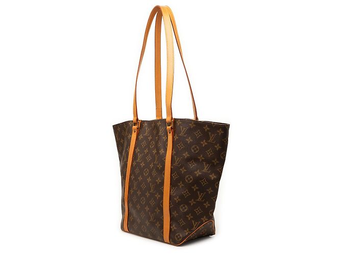 Louis Vuitton Brown Monogram Sac Shopping Marrone - vista 2