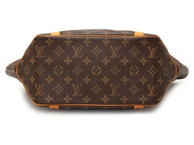 Louis Vuitton Brown Monogram Sac Shopping Marrone - vista 3