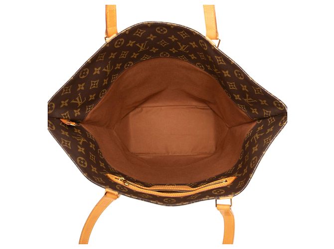 Louis Vuitton Brown Monogram Sac Shopping Marrone - vista 4