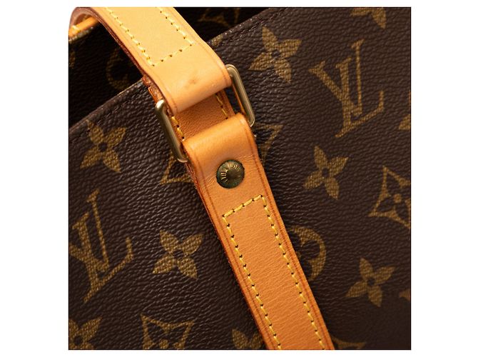 Louis Vuitton Brown Monogram Sac Shopping Marrone - vista 7