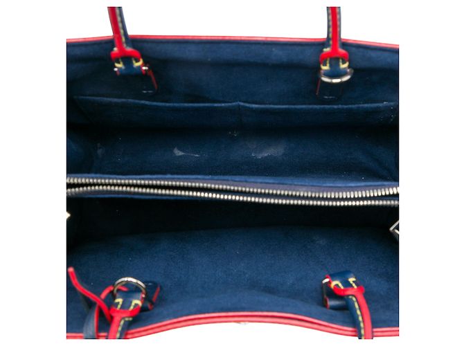 Borsa Louis Vuitton Blue Epi Twist Satchel - vista 4