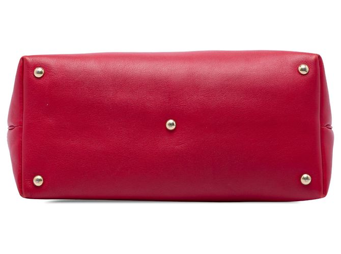 Borsa Satchel Gucci Red Microguccissima Valentine Rosso - vista 3