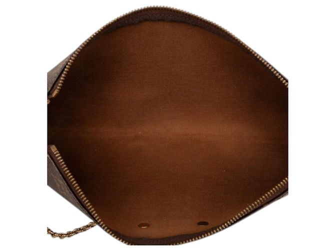 Louis Vuitton Brown Monogram Eva Marrone - vista 4