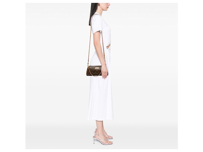Louis Vuitton Brown Monogram Eva Marrone - vista 7