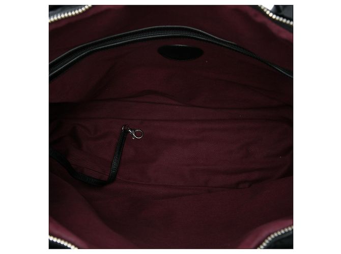 Mala de viagem expansível com fecho Chanel em tela revestida acolchoada preta Extra Large Preto - vista 4