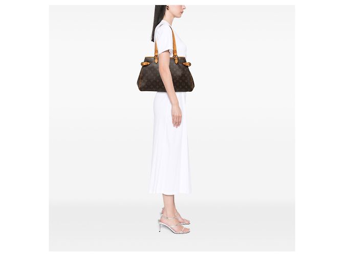 Louis Vuitton Brown Monogram Batignolles Horizontal Marrone - vista 8