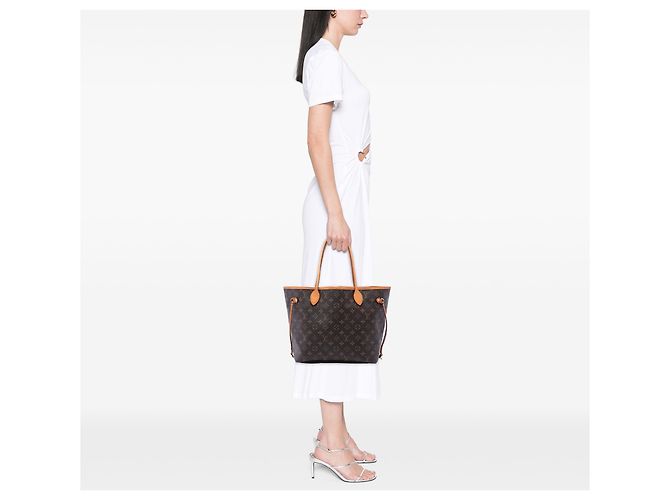 Louis Vuitton Brown Monogram Neverfull MM Braun - Ansicht 6