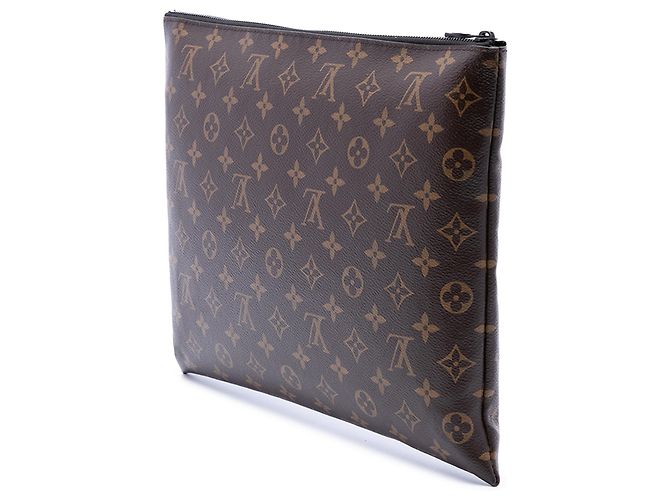 Pochette A4 Louis Vuitton Brown Monogram Solar Ray Marrone - vista 2