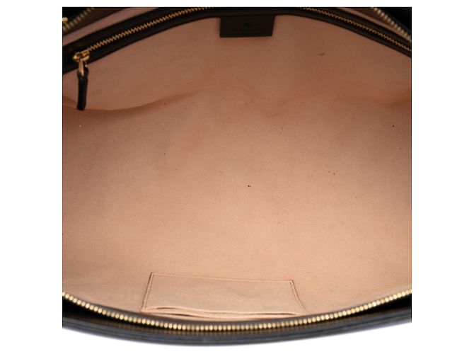 Borsa Tote Gucci Guccissima Soft Signature Medium Nera Nero - vista 4