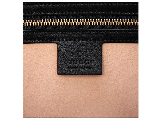Borsa Tote Gucci Guccissima Soft Signature Medium Nera Nero - vista 5