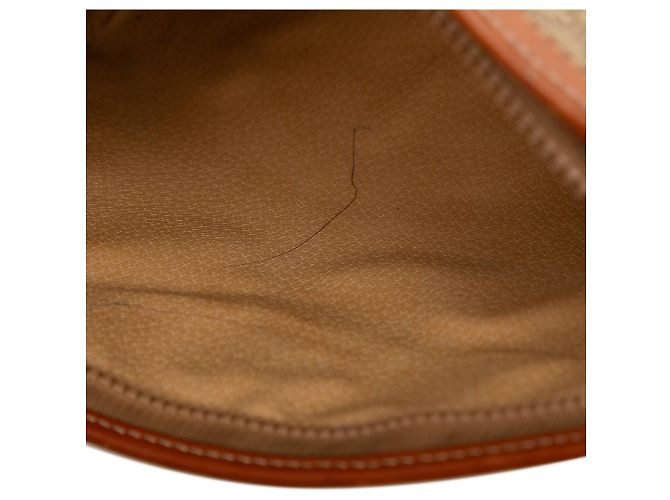 Céline Celine Beige Macadam Clutch aus beschichtetem Canvas - Ansicht 5