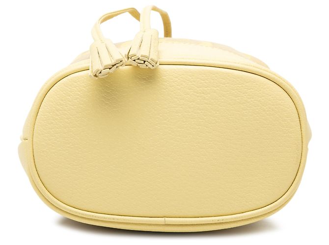 Borsa secchiello Gucci Ophidia Mini Jumbo in canvas GG e pelle di vitello gialla Giallo - vista 3
