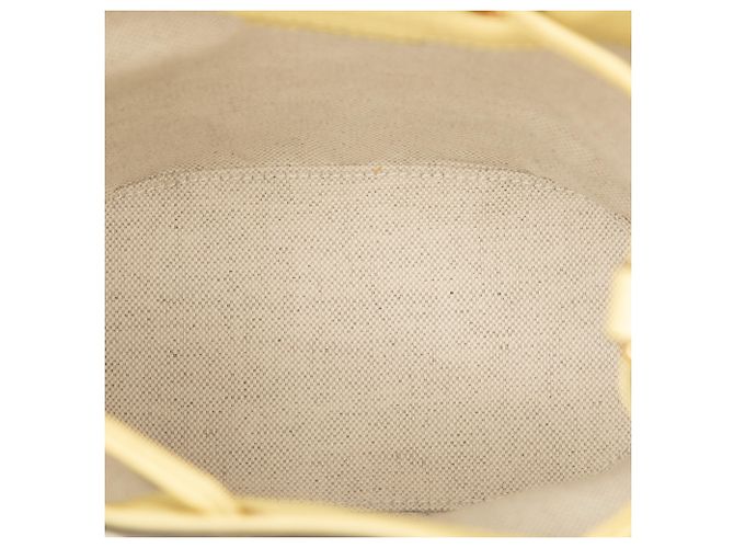 Borsa secchiello Gucci Ophidia Mini Jumbo in canvas GG e pelle di vitello gialla Giallo - vista 4