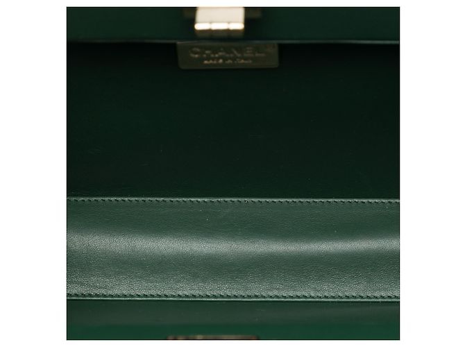 Chanel Green Chevron Lambskin Reissue 2.55 Box Crossbody Verde - vista 4