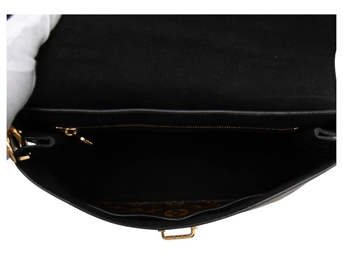 Borsa Satchel Louis Vuitton Brown Monogram One Handle Flap MM Marrone - vista 4