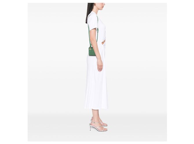 Dior Green Micro Lambskin Cannage Lady Dior Verde - vista 6