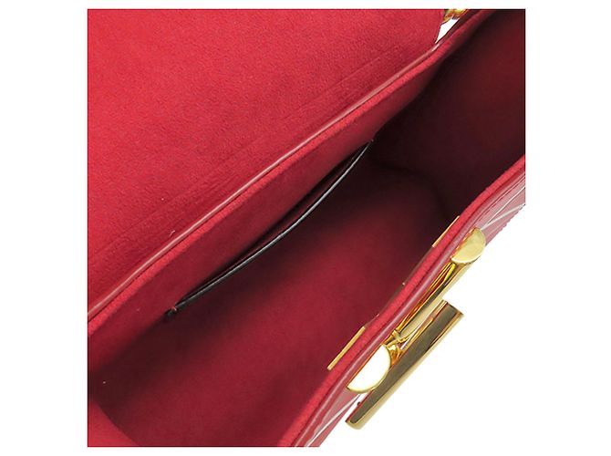 Louis Vuitton Red Epi Malletage Twist Rot - Ansicht 4