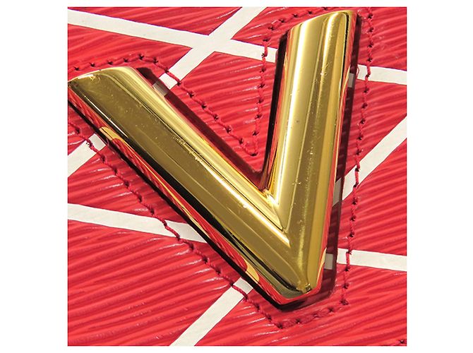 Louis Vuitton Red Epi Malletage Twist Rot - Ansicht 8