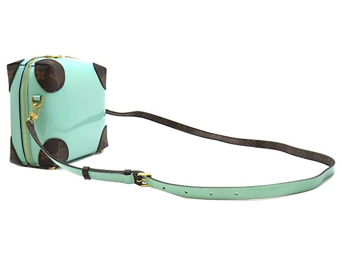 Louis Vuitton Green Vernis Miroir Venice Verde Verde chiaro - vista 11