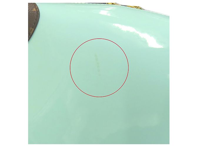 Louis Vuitton Green Vernis Miroir Venice Verde Verde chiaro - vista 7