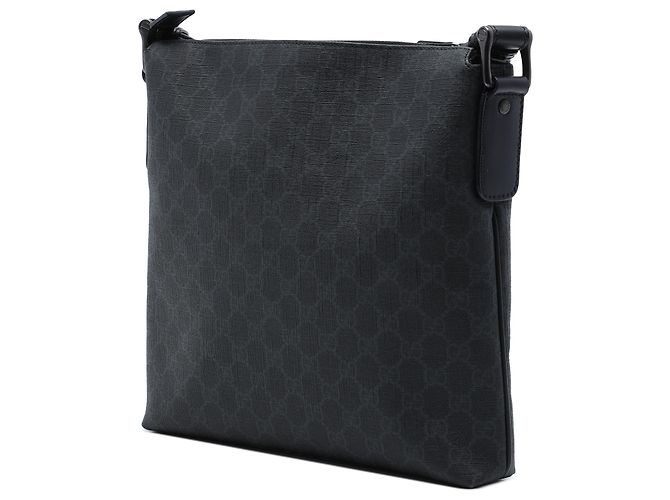 Gucci Black GG Supreme Crossbody-Tasche Schwarz - Ansicht 2