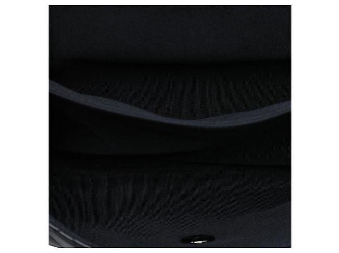 Chanel Black CC Quilted Lambskin and Grosgrain So Black Flap Nero - vista 4
