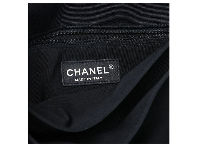 Chanel Black CC Quilted Lambskin and Grosgrain So Black Flap Nero - vista 5