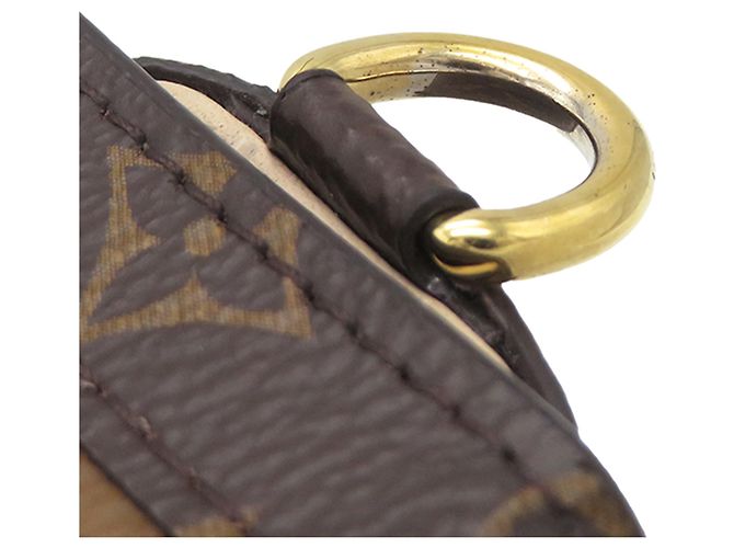 Louis Vuitton Brown Monogram Reverse Pochette Trunk Verticale Marrone - vista 13