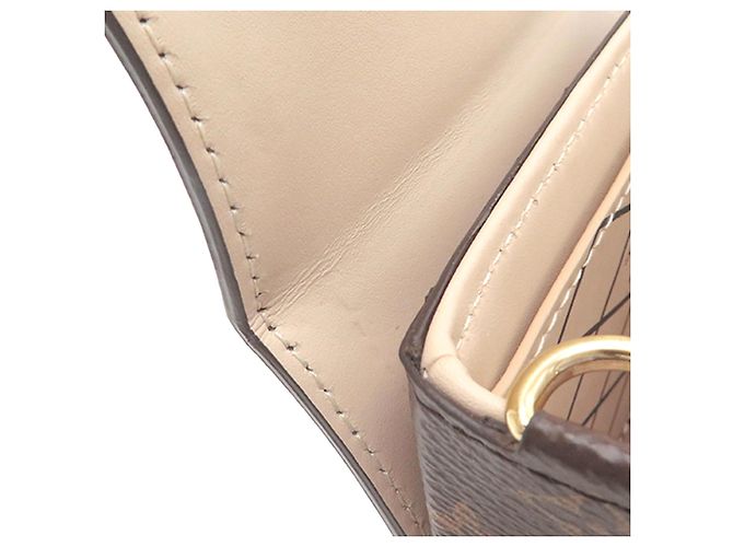 Louis Vuitton Brown Monogram Reverse Pochette Trunk Verticale Marrone - vista 8