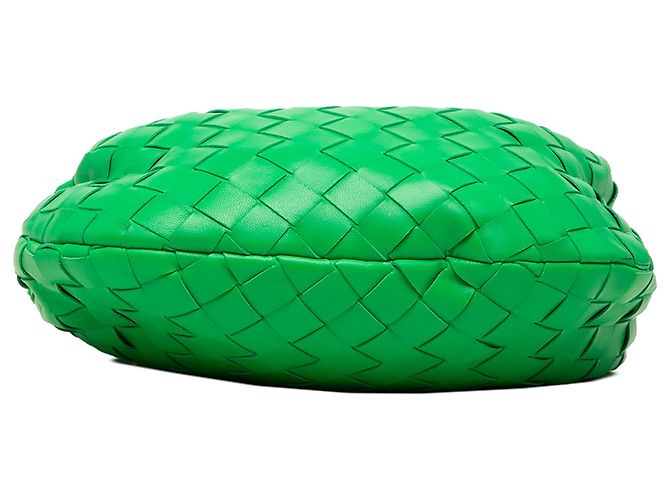 Bottega Veneta Mini Jodie in Nappa Intrecciato Verde - vista 3