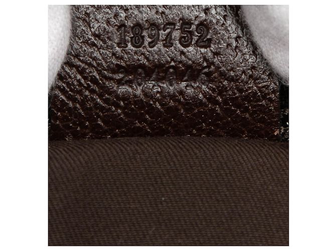 Gucci Beige GG Canvas Web Halbmond Crossbody Tasche - Ansicht 6