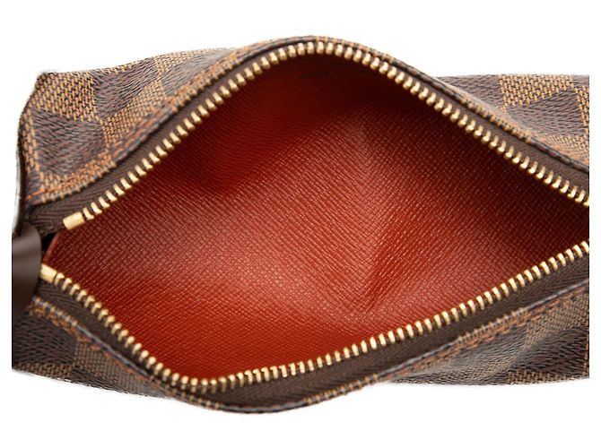 Louis Vuitton Brown Damier Ebene Papillon Pochette Marrone - vista 4