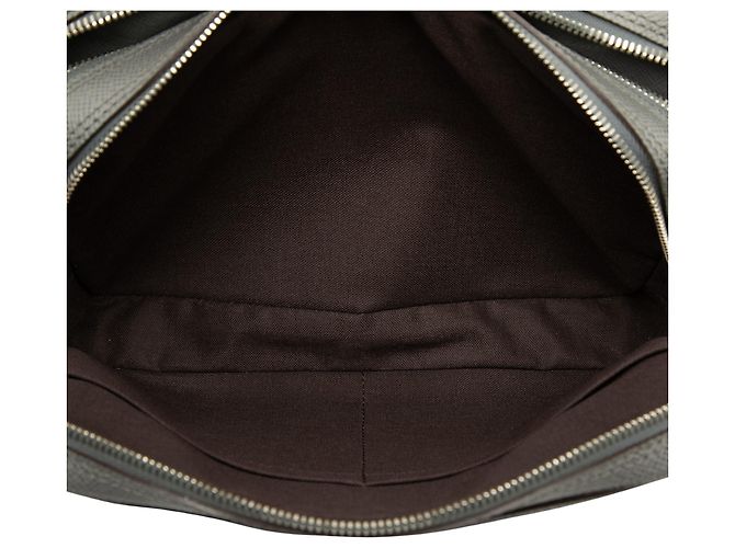 Louis Vuitton Gray Taiga Kasai Marrone - vista 4