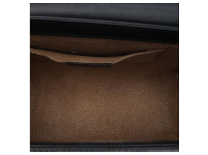 Gucci Beige Small GG Supreme Padlock Crossbody - vista 4