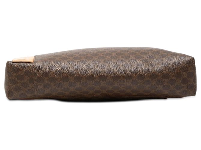 Céline Tote Celine Brown Macadam Coated Canvas Marrone - vista 3
